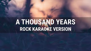 Christina Perri  A Thousand Years  Rock Karaoke Cover with Lyrics by Konstantin Smirnov [upl. by Terrye]