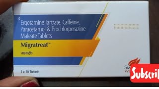 Ergotamine TartrateCaffeineParacetamol amp Prochlorperazine Maleate TabletsMigratreatheadaches दवा [upl. by Woodson947]