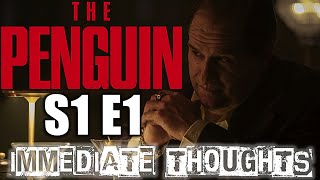 THE PENGUIN S1 E1 REVIEW Hangmen Pinkys and Slushies The Batman Colin Farell Cristin Milioti DC [upl. by Assyl]