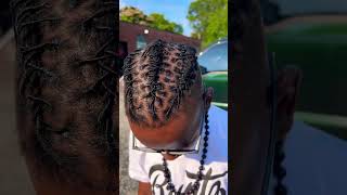 Loc barrel twist style dreads howto atlanta dreadlocks hairstylist locs shortsyoutube [upl. by Enrol]