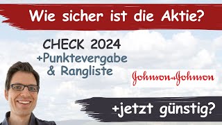 Johnson amp Johnson Aktienanalyse 2024 Wie sicher ist die Aktie günstig bewertet [upl. by Eladnyl125]