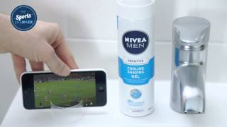 NIVEA MEN Lifehack  Shave While Catching The Big Game [upl. by Jessamyn114]