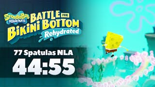 SpongeBob SquarePants Battle for Bikini Bottom – Rehydrated 77 Spatulas Lagless Speedrun in 4455 [upl. by Polk59]