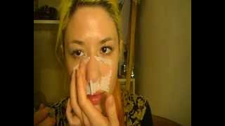 Vegan egg free gelatin free blackhead removing pore strip maskrecipe and tutorial [upl. by Assened]