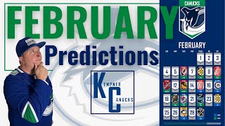 Canucks FEBRUARY Record Predictions [upl. by Neelyam]