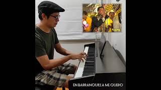 Joe Arroyo  Chelito de Castro  quotEn Barranquilla me quedoquot piano solo [upl. by Anaerdna248]