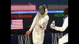 Andrew Chen Fencing Highlights [upl. by Htnicayh]