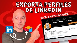 Como exportar perfiles de LinkedIn a Airtable en 1 solo Click  Fácil y sin saber programar [upl. by Dirtsa]