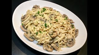 LES LINGUINE À LA CRÈME ET AUX CHAMPIGNONS [upl. by Jessabell]