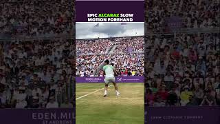 EPIC ALCARAZ SLOW MOTION FOREHAND tennis shorts [upl. by Rangel]