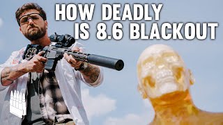 Testing the Lethality of 86 BLACKOUT  The Most violent Subsonic available [upl. by Tod]