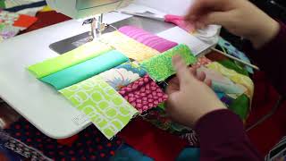 Improv piecing tutorial with scraps [upl. by Narik]