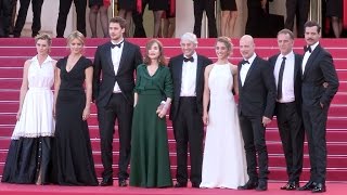 Director Paul Verhoeven Isabelle Huppert and more attends the Premiere of Elle at the Cannes Film F [upl. by Crescin]