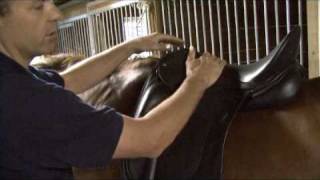 Saddle Fitting in 9 Steps  Step 7  Saddle Straightness  by Schleese Saddlery Service [upl. by Nnayram430]