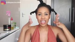 How to stretch your natural hair overnight NO TWISTING OR PLAITING [upl. by Tega]