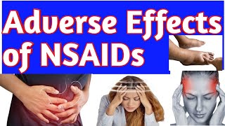 Antiinflammatory NSAIDs Drugs Adverse Effects Side Effects of NSAIDs Pharmacology pharmacist [upl. by Isleen]