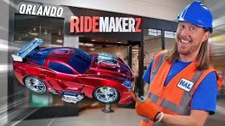 Handyman Hal builds at Ridemakerz in Orlando  Custom RC Car [upl. by Yetti]