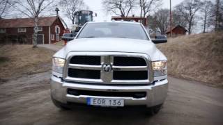 Beck AB Trailer dragare Dodge Ram 3500 dragbil maskintrailer [upl. by Burger]