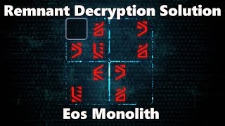 Mass Effect Andromeda Eos Monolith A Better Beginning Remnant Decryption Puzzle Solution [upl. by Anohsal553]