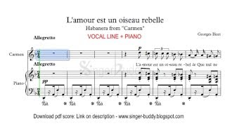 Habanera Carmen instrumental [upl. by Ytsirhk]