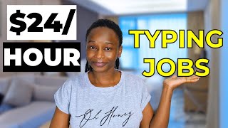 Earn 575Month 5 Typing jobs for beginners worldwide  Transcription jobs online [upl. by Woermer]