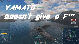 World of Warships Yamato doesnt give a F  Commentary 211k damage in 13min [upl. by Jaffe]