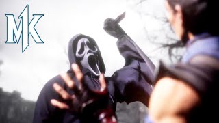 MK1 Ghostface Fatality Gameplay  Mortal Kombat 1 Khaos Reigns DLC [upl. by Isolda]