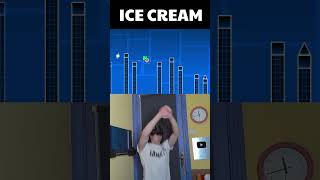 Geometry Dash Ice Cream 🤣😳 shorts [upl. by Ahsia]