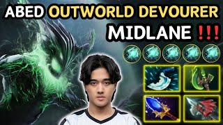 🔥 ABED OUTWORLD DEVOURER Midlane Highlights 735b 🔥 Insane Gameplay By ABED  Dota 2 [upl. by Lyrehc292]