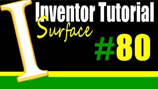 80 AutoDesk Inventor Surface Tutorial Split Surface [upl. by Liuka]