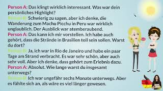 Deutsch lernen mit Dialogen [upl. by Hinckley]