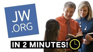 Jehovahs Witnesses Explained in 2 Minutes [upl. by Acinoed]