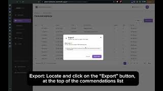 Commendation Search filtering exporting [upl. by Sukin808]