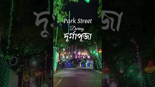 Park Street during দুর্গাপূজা ২০২৪  durgapuja2024 ytshorts [upl. by Arakaj]