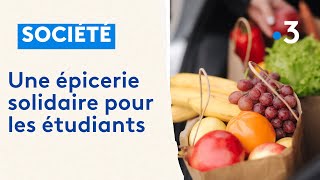 Une épicerie solidaire pour venir en aide aux étudiants [upl. by Leonsis]