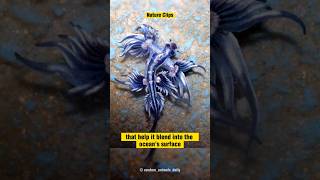 Blue Sea Dragon Poison Glaucus Atlanticus shorts [upl. by Ayouqes9]