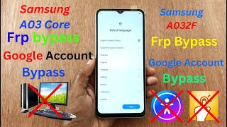 Samsung A03 Core Frp Bypass Android 12 A032F Google Account Bypass Without Pc 2024 [upl. by Taro]