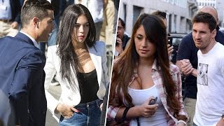 Cristiano Ronaldos Girlfriend VS Lionel Messis Girlfriend  2017 [upl. by Wiebmer]