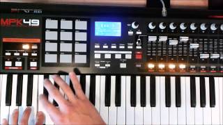 Ems Akai mpk 49 performance [upl. by Galang711]