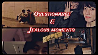 Questionable moments  jealous jk  Taekook the couple taekook [upl. by Curley]