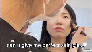 Korean makeup artists tips for a PERFECT foundation routine [upl. by Suixela]