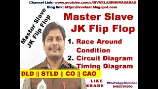 Master Slave JK Flip Flop  Race Around Condition  Master Slave JK FlipFlop Explained [upl. by Sherris3]