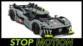 LEGO Technic 42156 PEUGEOT 9x8 SPEED BUILD Stop Motion [upl. by Ardnuahc]