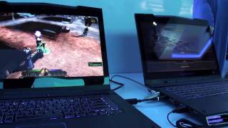 Intel SSD Demo by Alienware M15x  CES 2010 [upl. by Aromat]