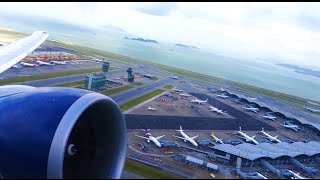 HD Delta Airlines Boeing 777200LR  Hong Kong Chek Lap Kok to Tokyo Narita [upl. by Enileqcaj364]