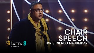 BAFTA Chair Krishnendu Majumdars Opening EE BAFTA Film Award Speech  EE BAFTAs 2023 [upl. by Arihsat]