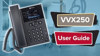 Polycom User Guide I Polycom VVX250 Handset [upl. by Arnon]