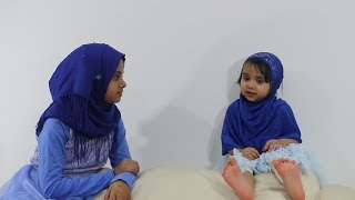 😘🥰Cutie Fatima is reciting Surah AlMasad with Maryam Masud [upl. by Onitnatsnoc]