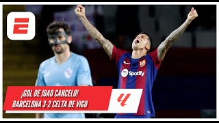 JOÃO CANCELO completó el regreso del Barcelona y se van arriba 32 ante Celta ¡INCREÍBLE  La Liga [upl. by Dalli896]