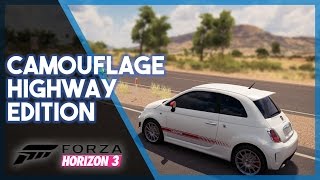 Forza Horizon 3  Camouflage Highway Edition Mini Game [upl. by Nhepets752]